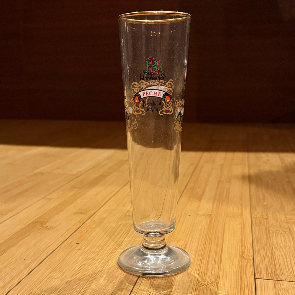 Lindemans Glass with Gold Rim